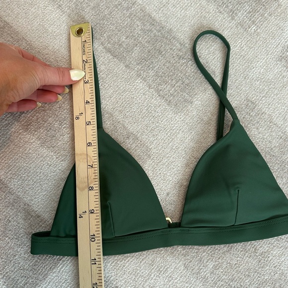 Summersalt The Triangle Bikini Top Olive (Size 2) - Picture 9 of 10